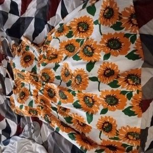 Sunflower summer dress